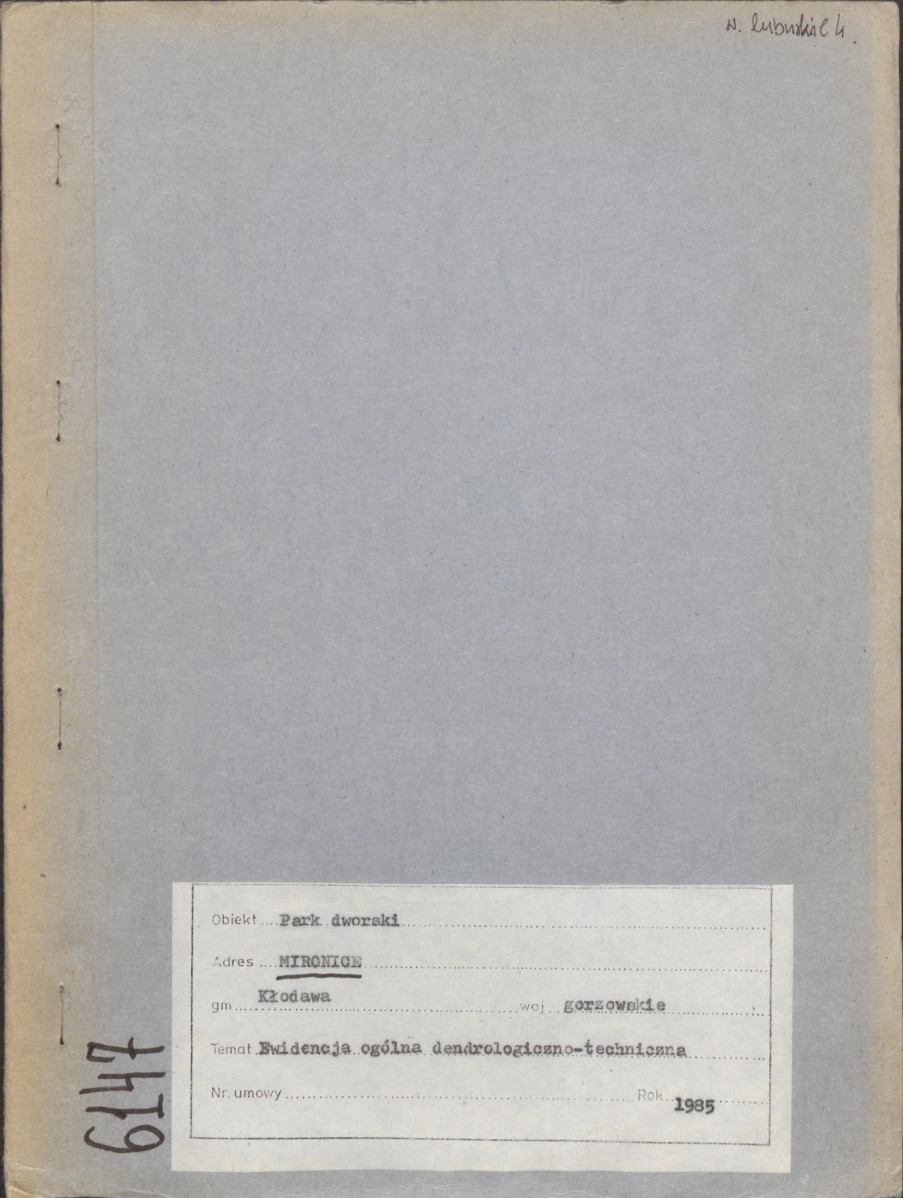 Ewidencja parkowa, skan nr 1