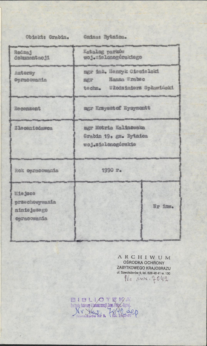 Ewidencja parkowa, skan nr 4