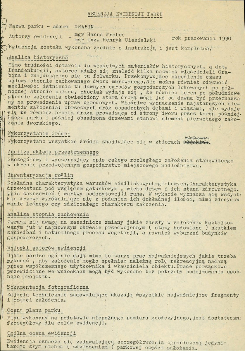 Ewidencja parkowa, skan nr 5