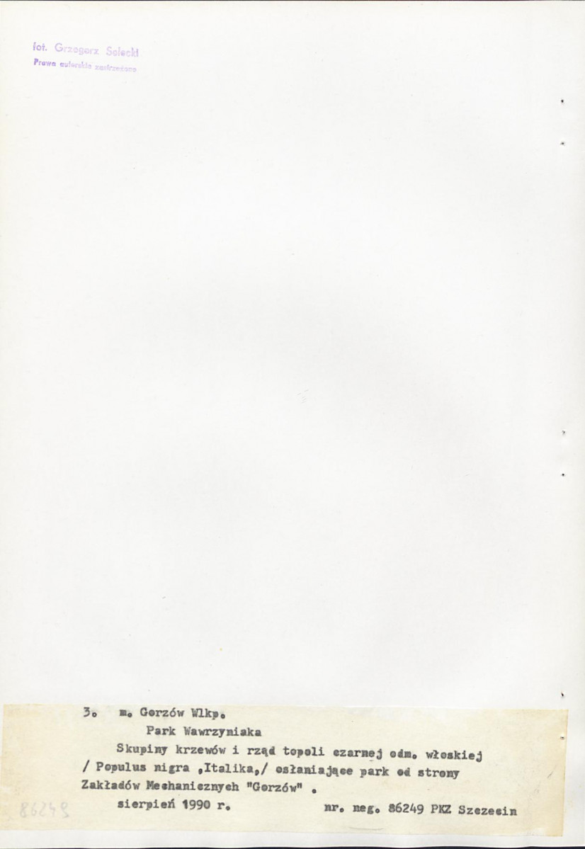 Ewidencja parkowa, skan nr 25