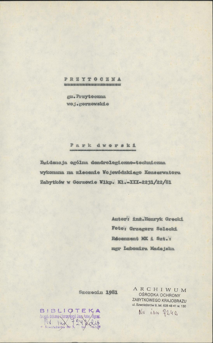 Ewidencja parkowa, skan nr 4