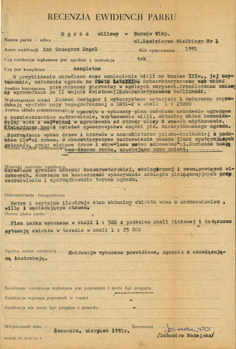 Ewidencja parkowa, skan nr 26