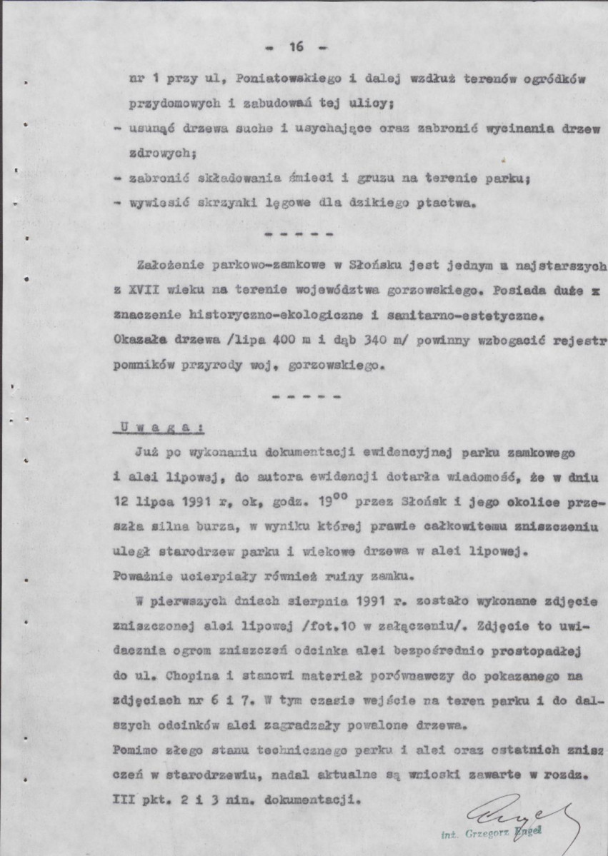 Ewidencja parkowa, skan nr 19