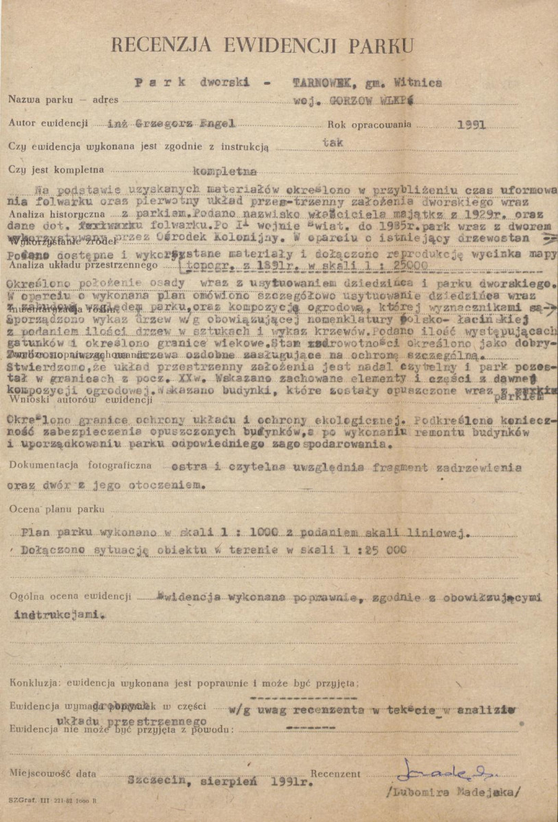 Ewidencja parkowa, skan nr 22