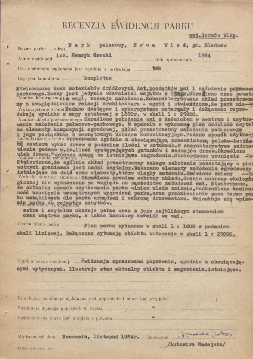 Ewidencja parkowa, skan nr 27