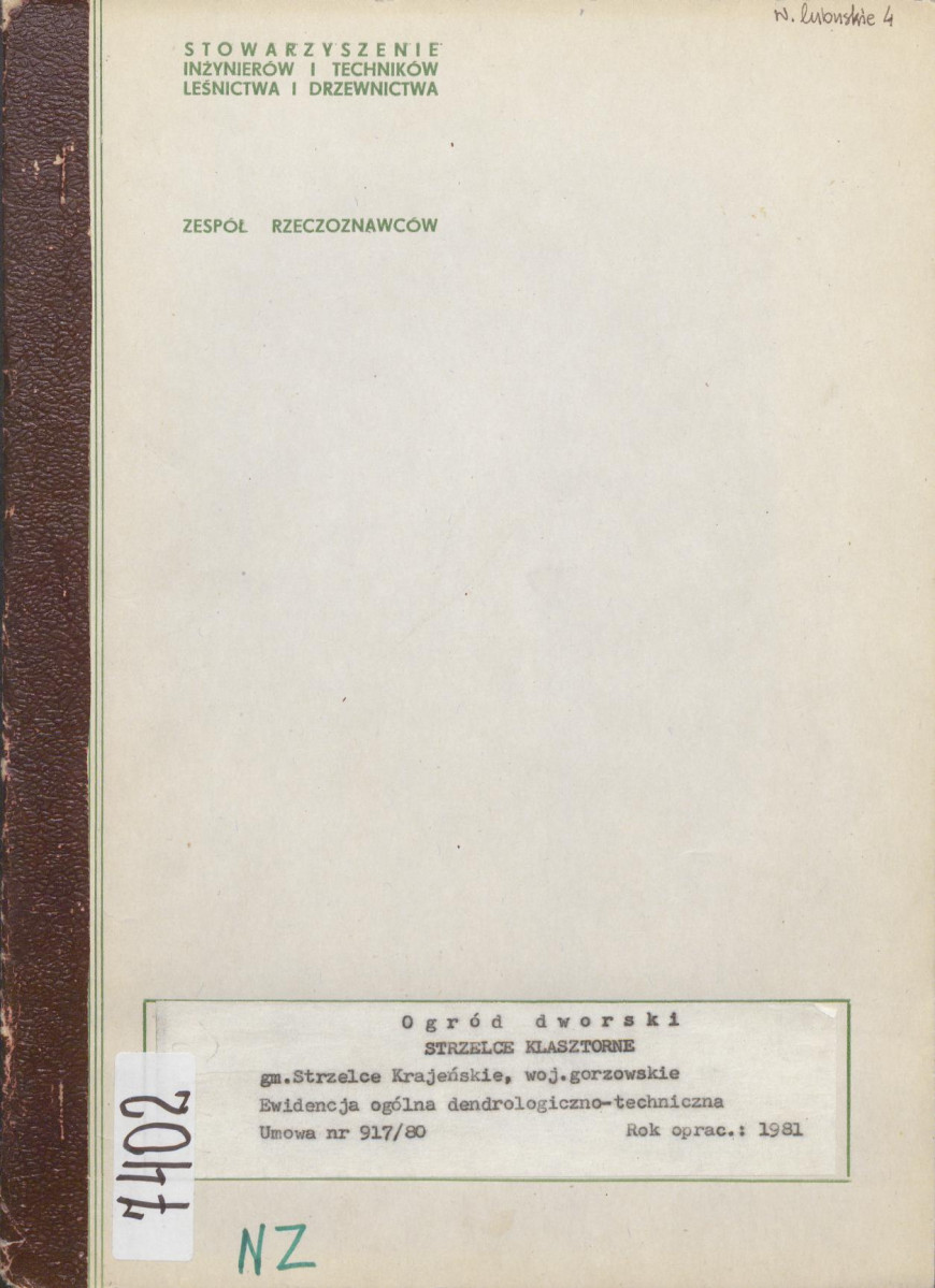 Ewidencja parkowa, skan nr 1