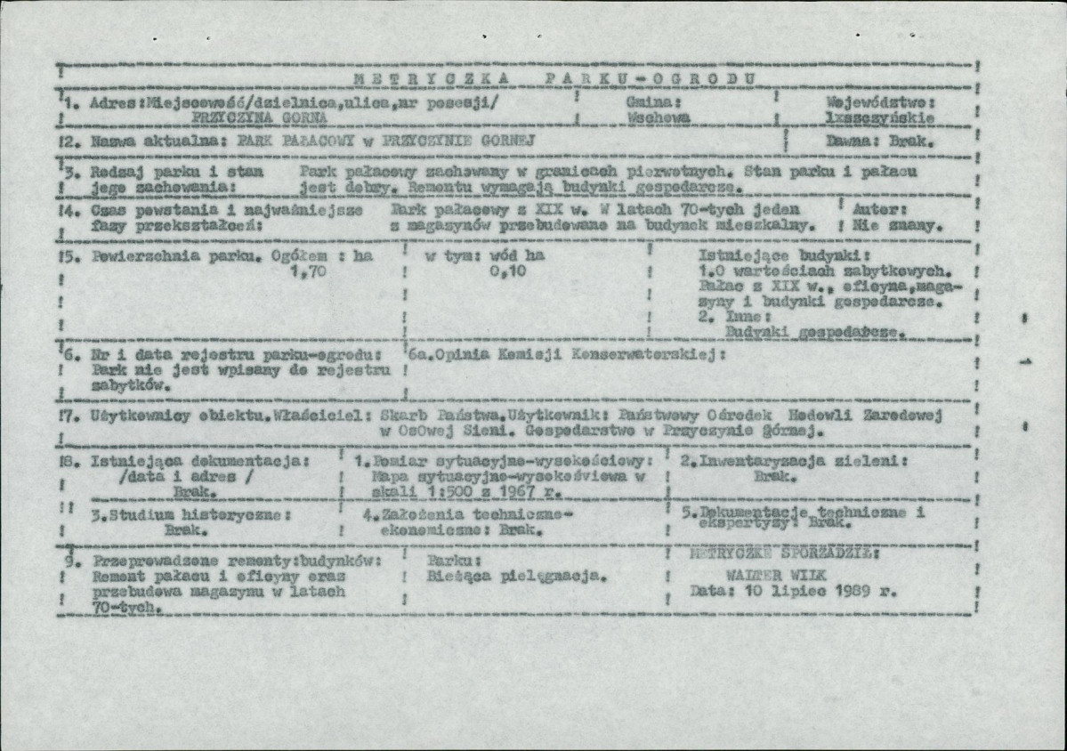 Ewidencja parkowa, skan nr 6