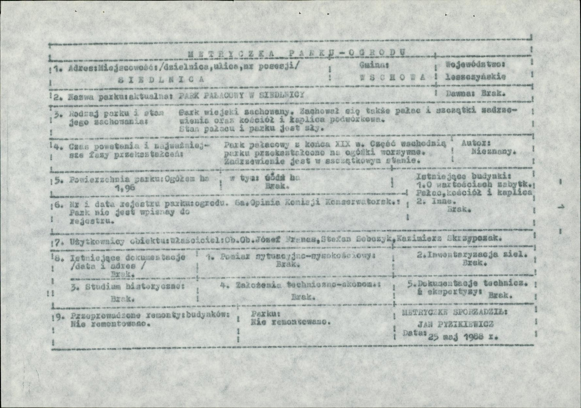 Ewidencja parkowa, skan nr 6