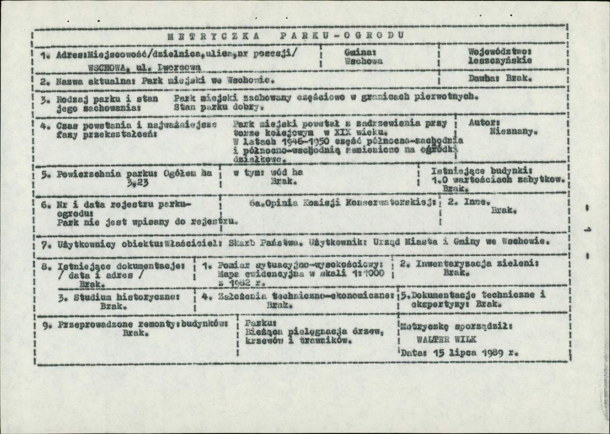 Ewidencja parkowa, skan nr 6