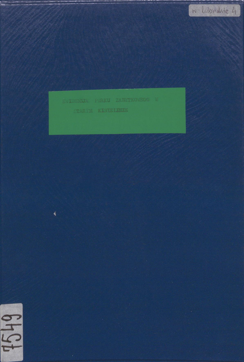 Ewidencja parkowa, skan nr 1