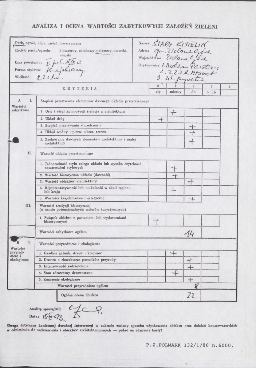 Ewidencja parkowa, skan nr 3