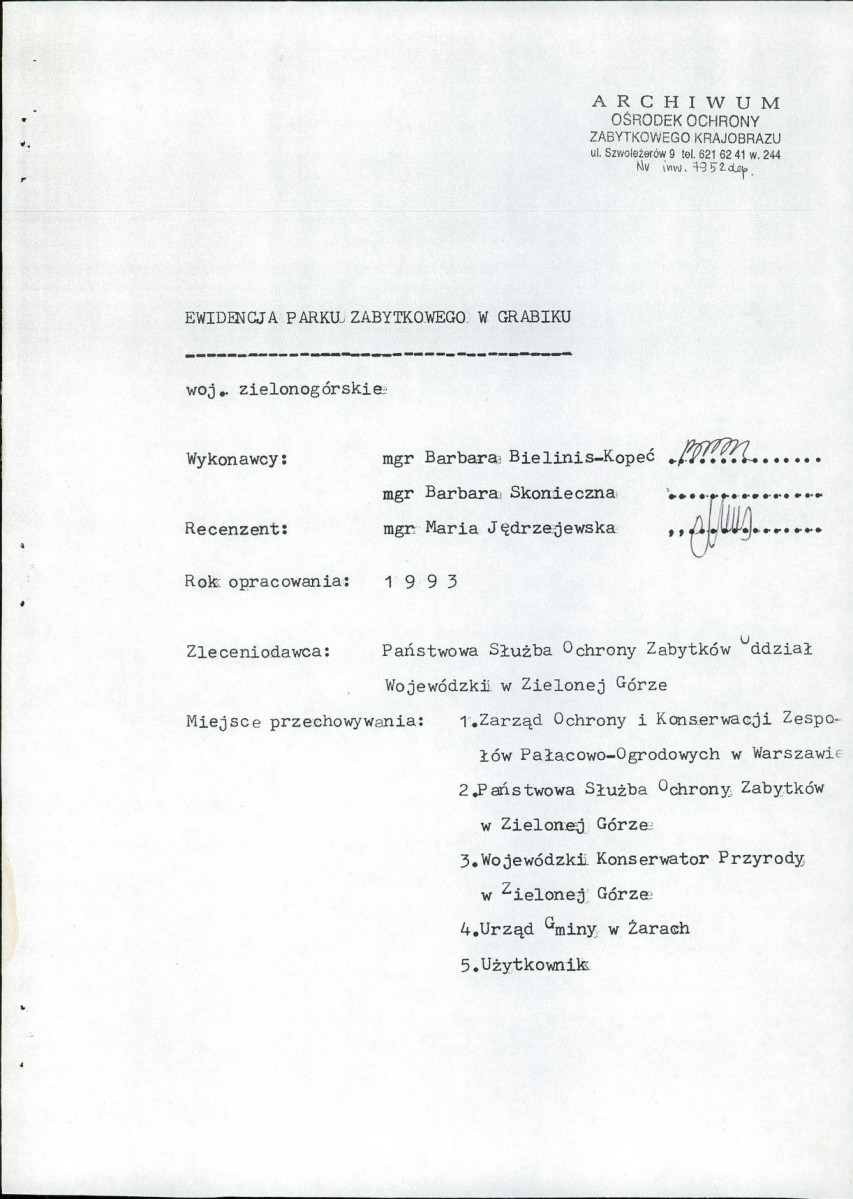Ewidencja parkowa, skan nr 5