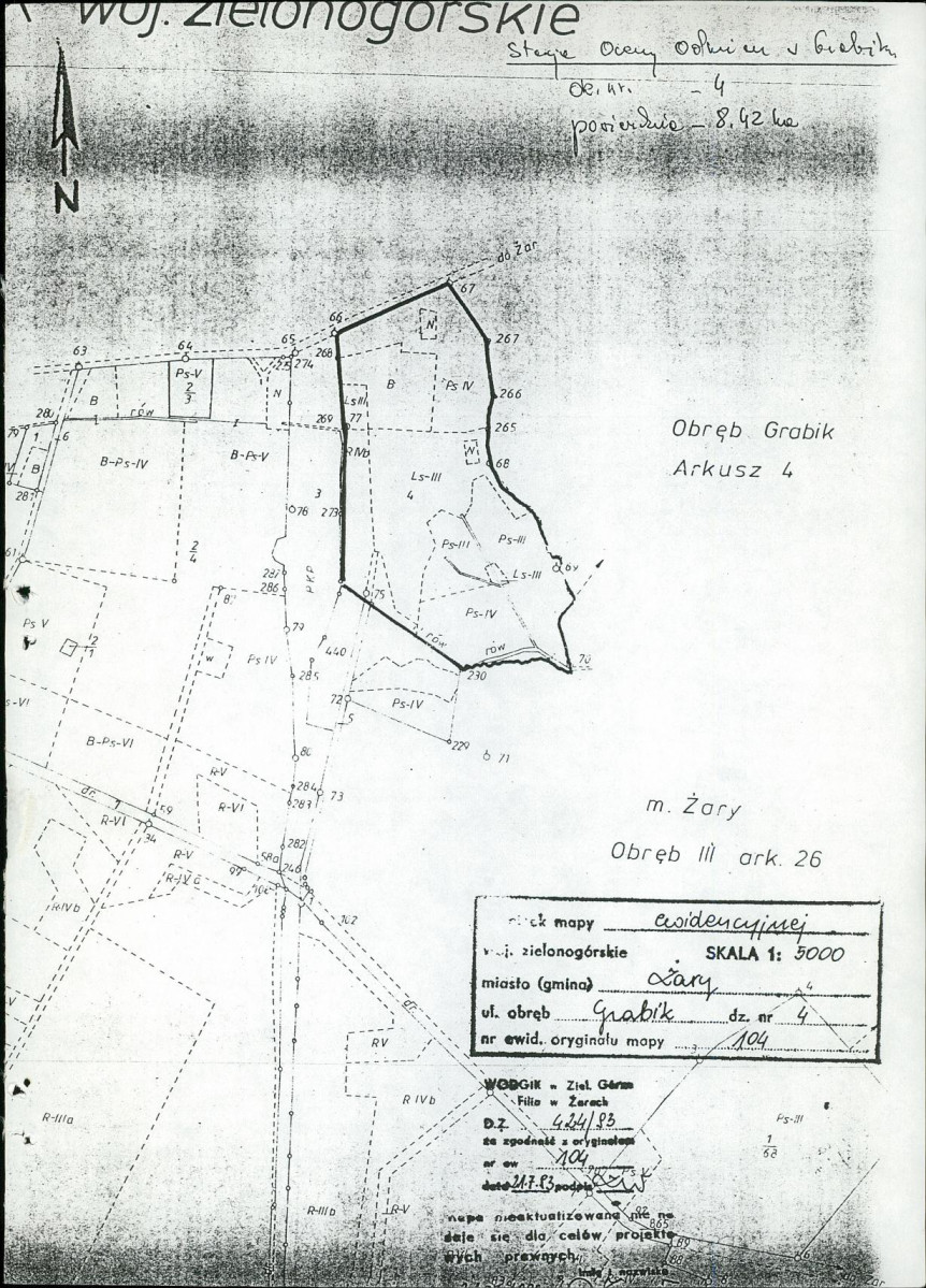 Ewidencja parkowa, skan nr 43