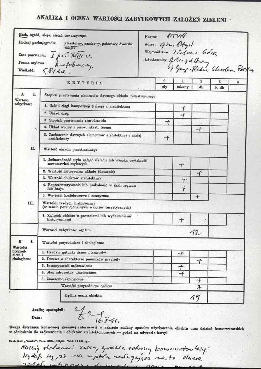 Ewidencja parkowa, skan nr 3