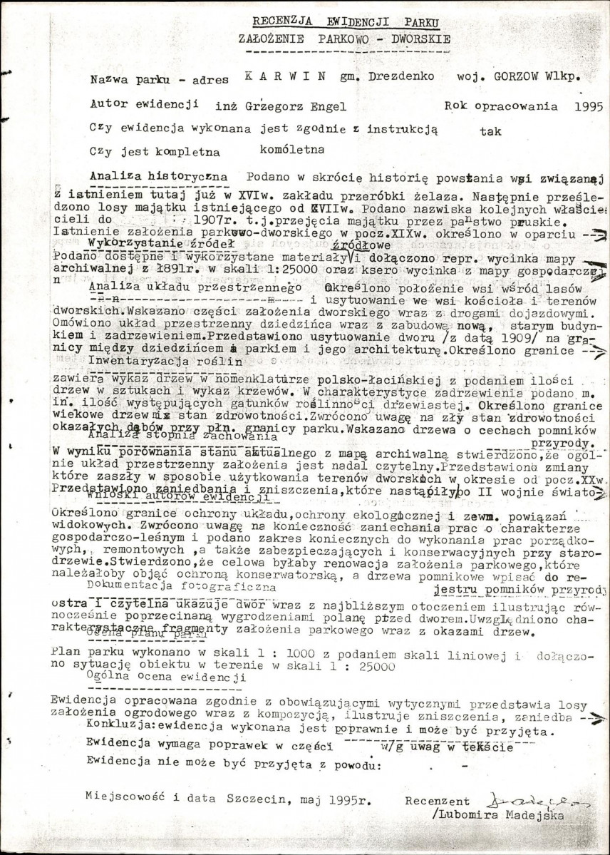 Ewidencja parkowa, skan nr 36