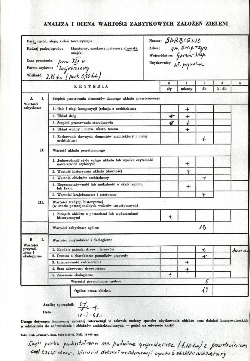 Ewidencja parkowa, skan nr 3