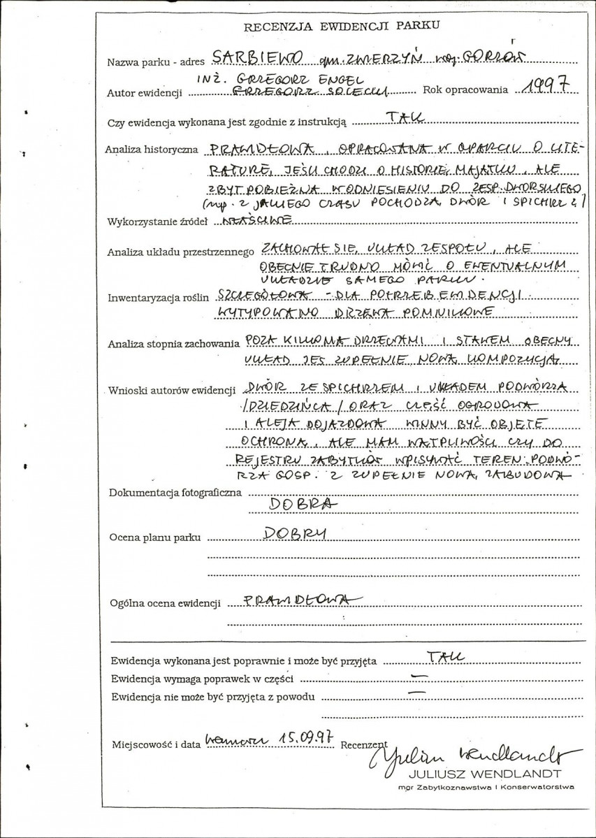 Ewidencja parkowa, skan nr 44