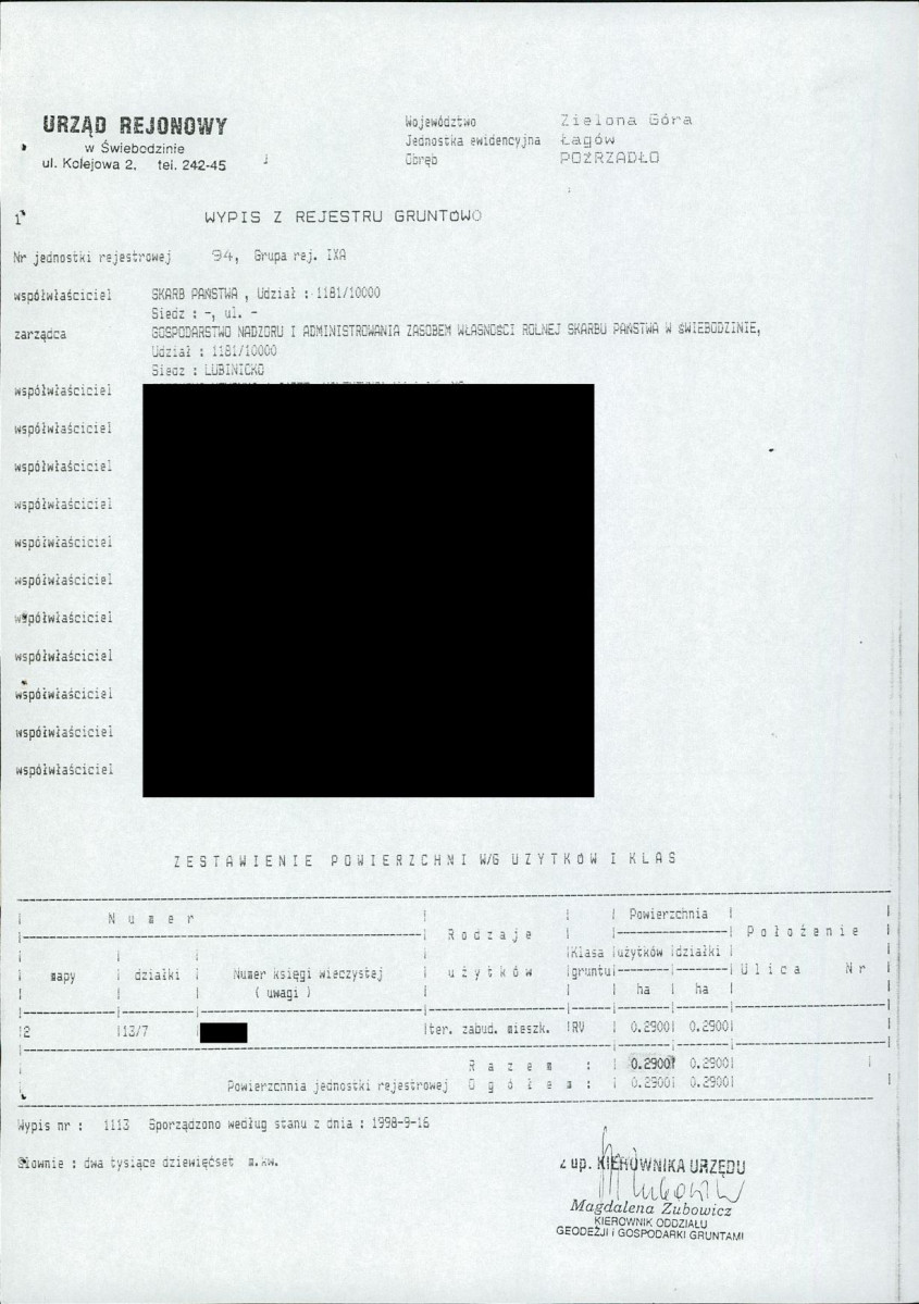 EP - Ewidencja parkowa, skan nr 23