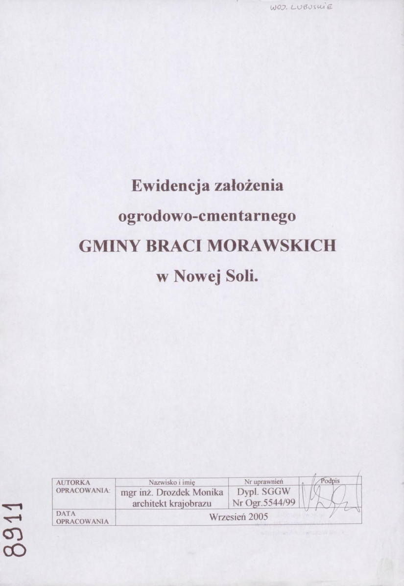 EP - Ewidencja parkowa, skan nr 1