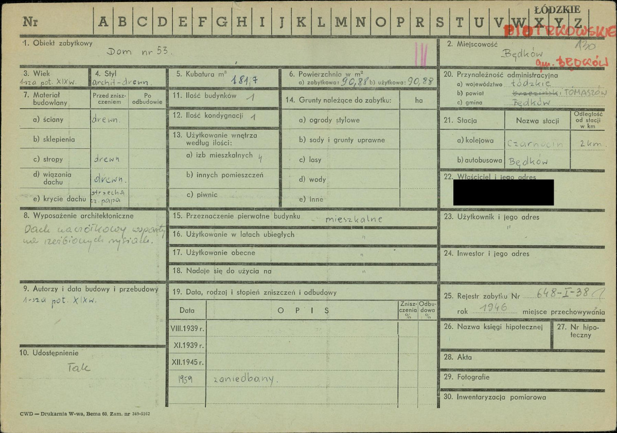 KZ - Karta zielona, skan nr 1