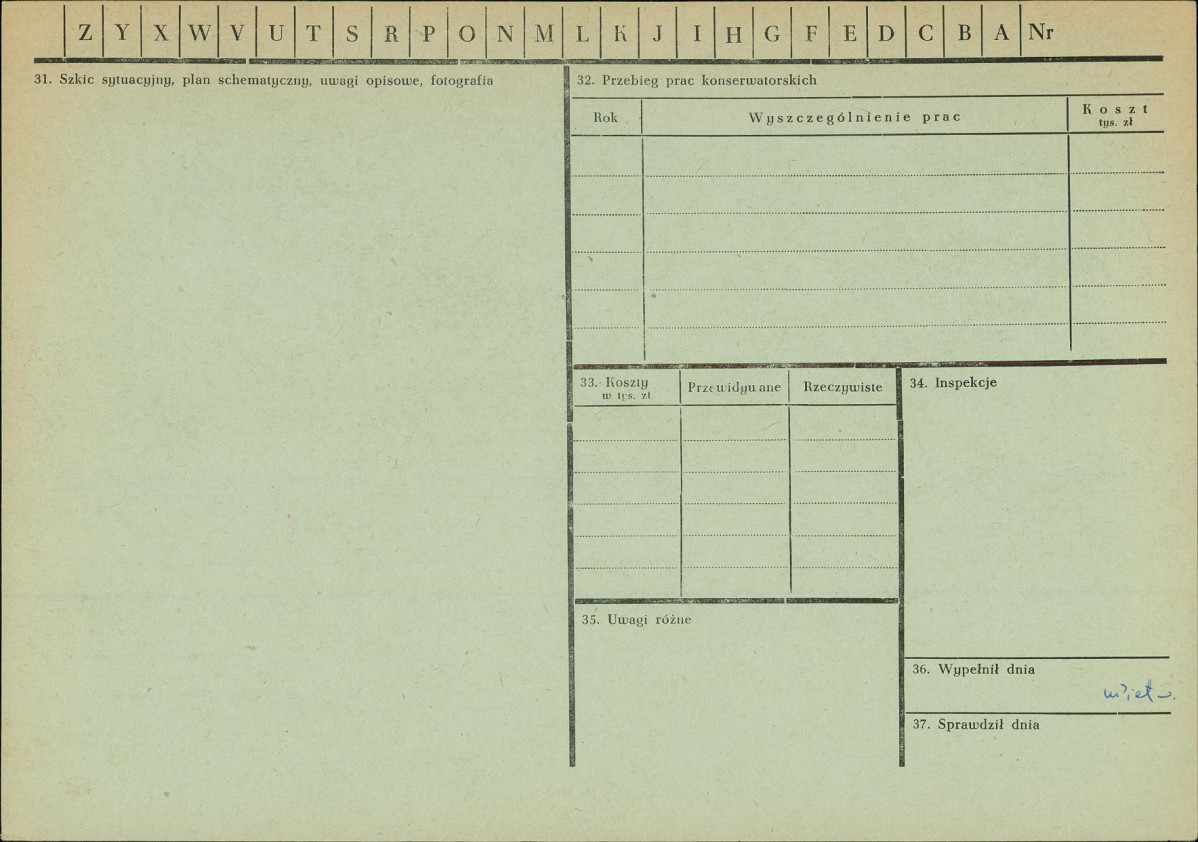 Karta zielona, skan nr 2