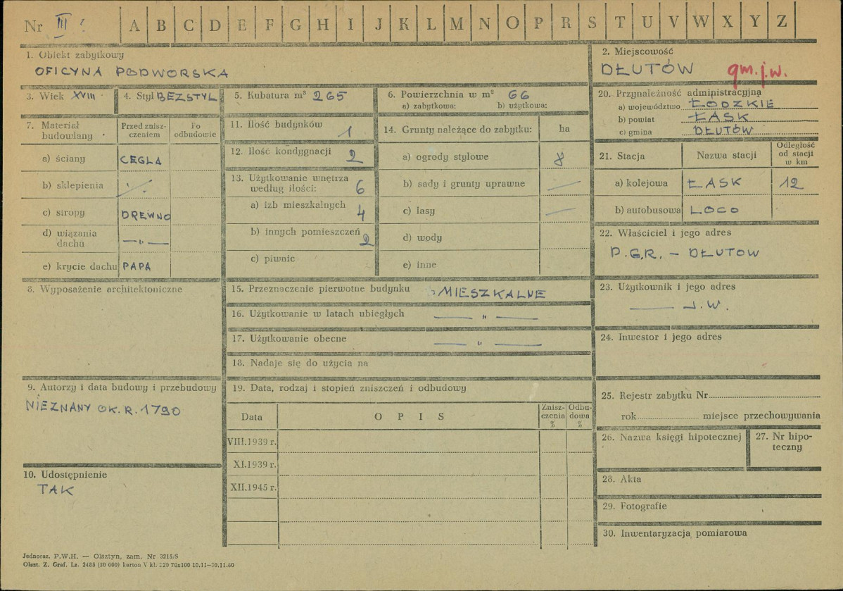 Karta zielona, skan nr 1