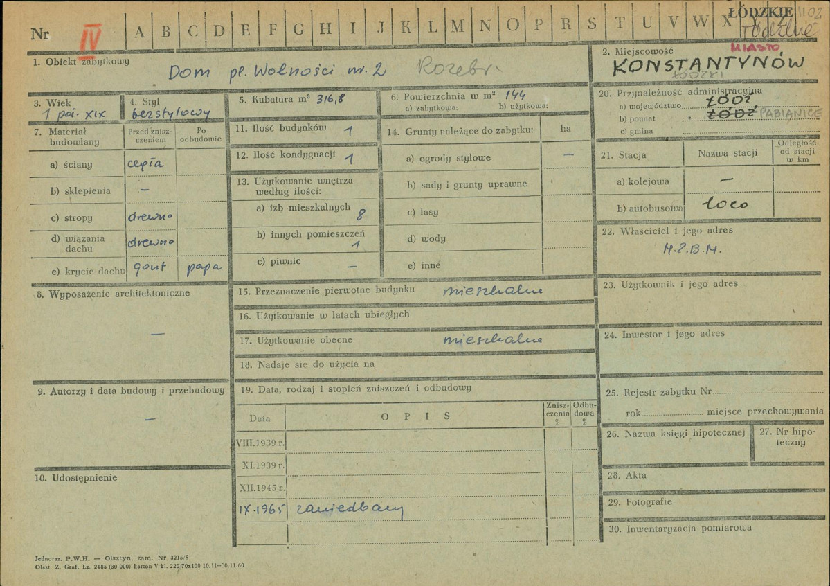 Karta zielona, skan nr 1