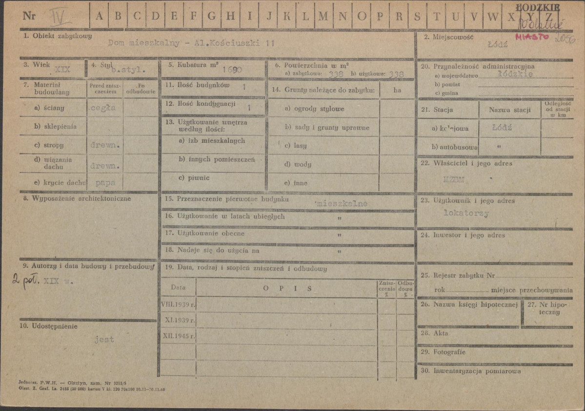 Karta zielona, skan nr 1