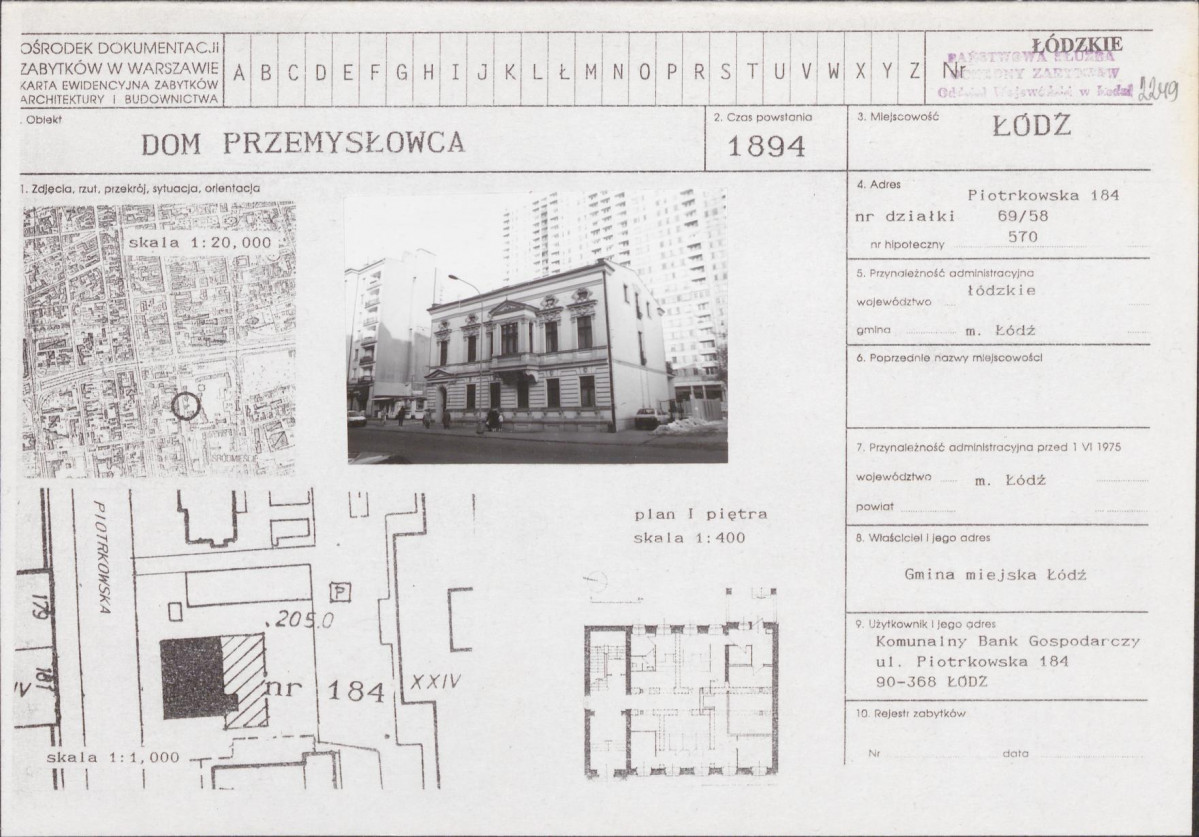 KB - Karta biała, skan nr 1