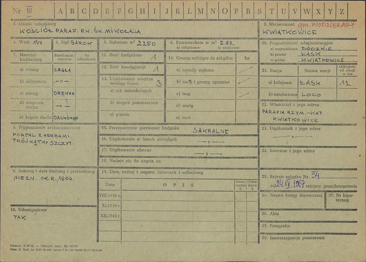 Karta zielona, skan nr 1