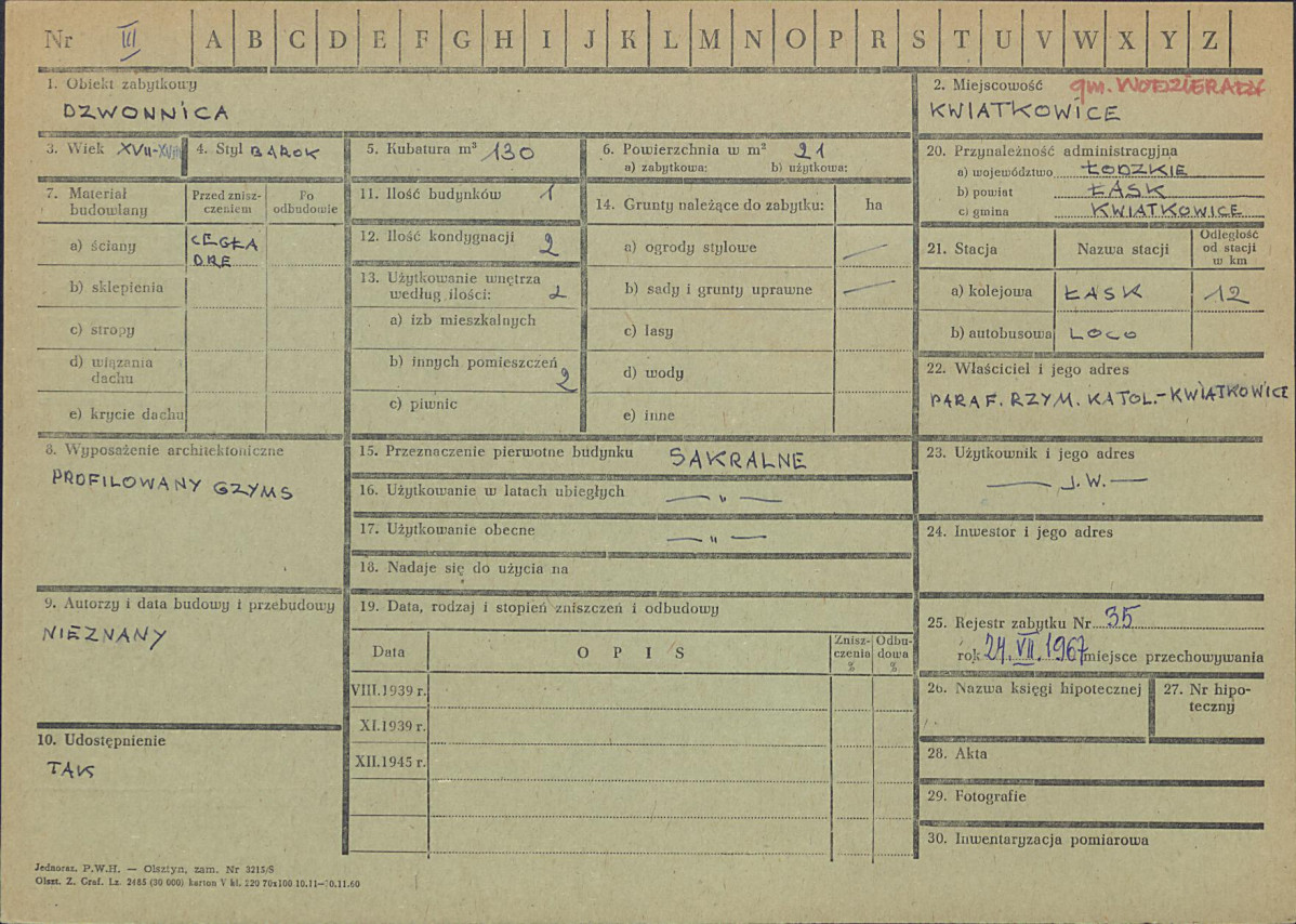 Karta zielona, skan nr 1