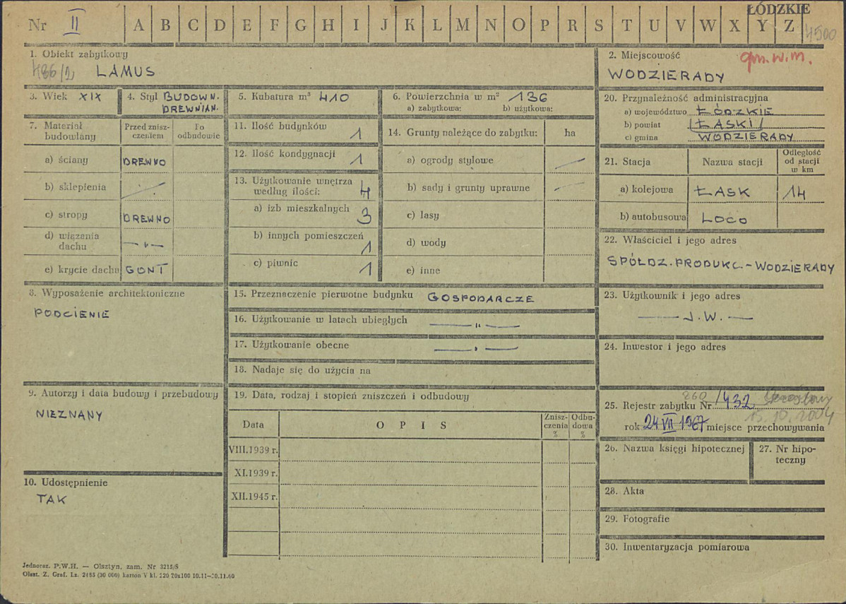 Karta zielona, skan nr 1