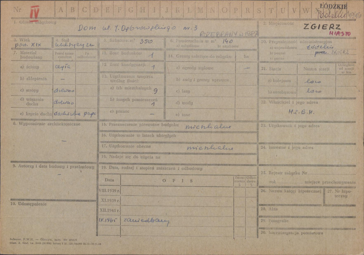 Karta zielona, skan nr 1