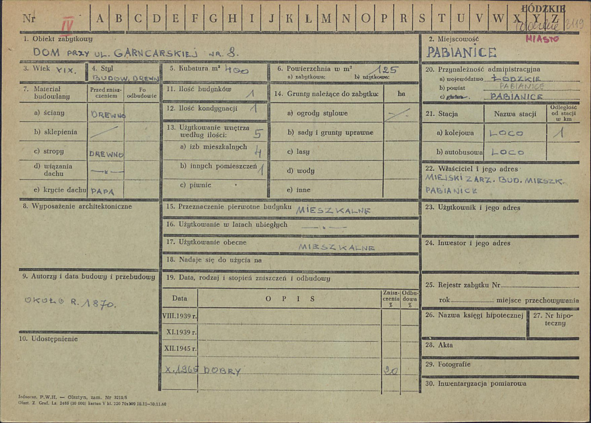 Karta zielona, skan nr 1