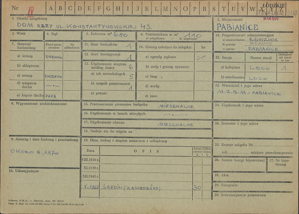 Karta zielona, skan nr 1