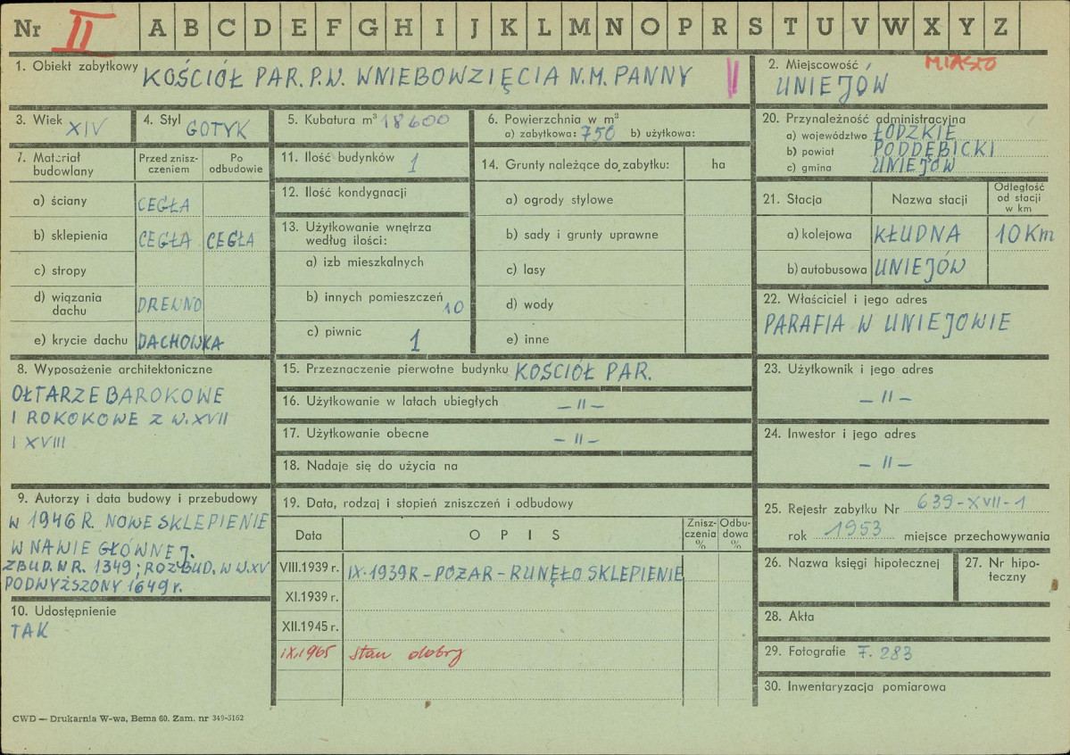 Karta zielona, skan nr 1