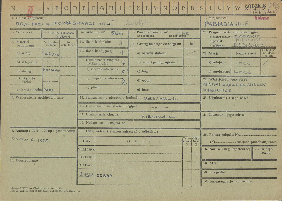 Karta zielona, skan nr 1
