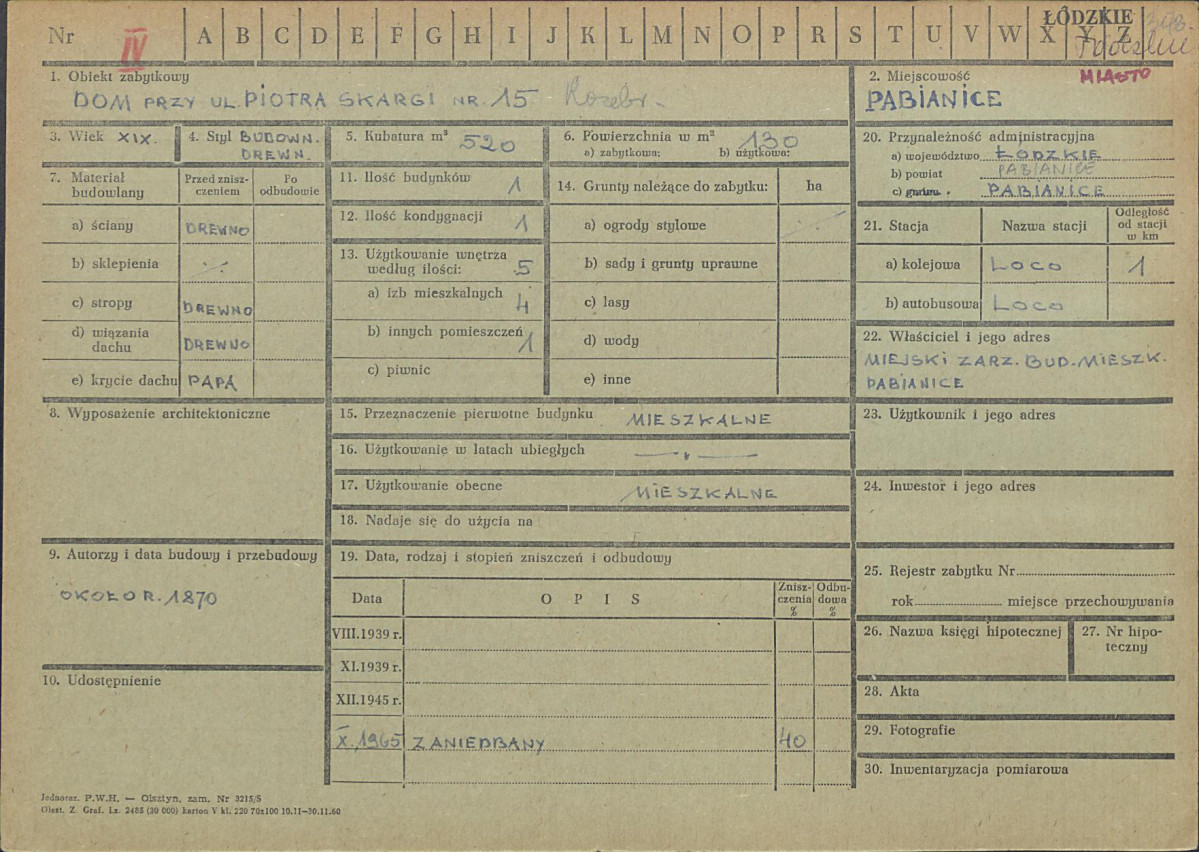 Karta zielona, skan nr 1