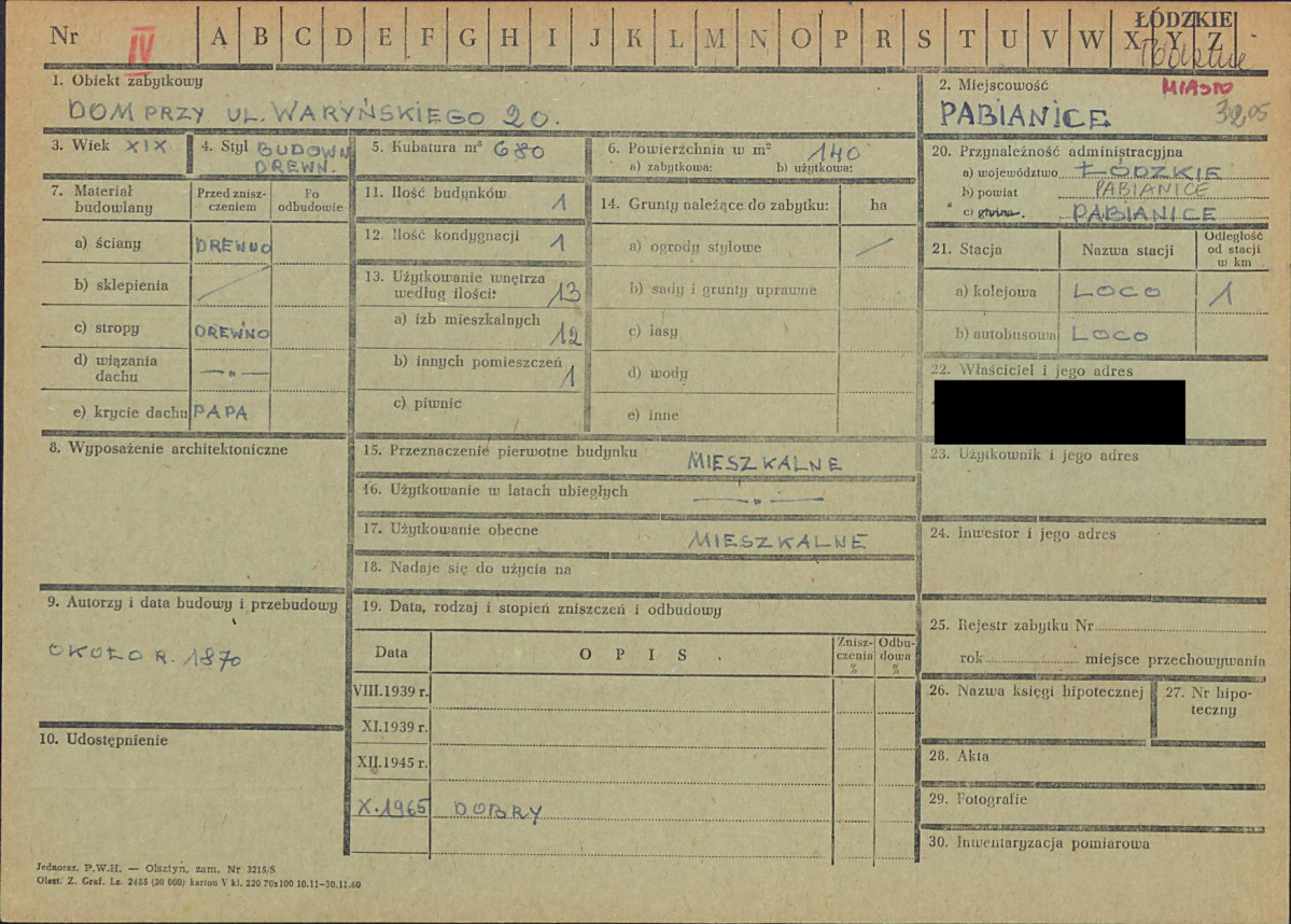 KZ - Karta zielona, skan nr 1