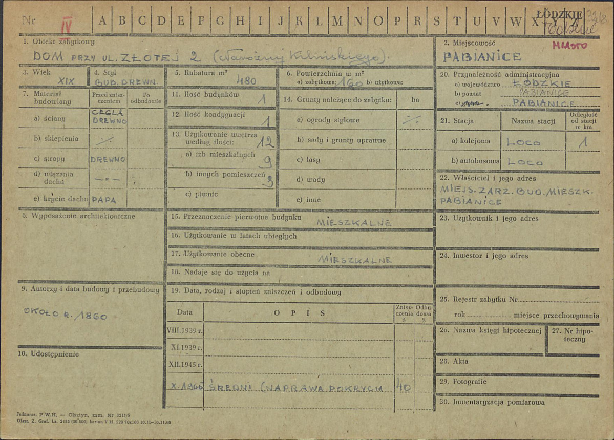 Karta zielona, skan nr 1