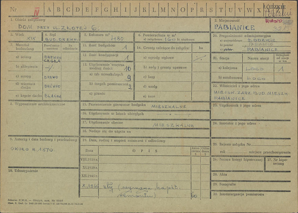 KZ - Karta zielona, skan nr 1