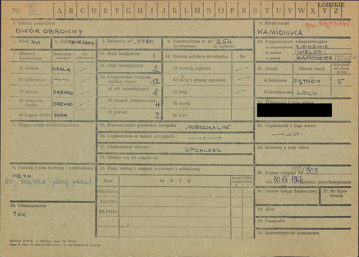 KZ - Karta zielona, skan nr 1
