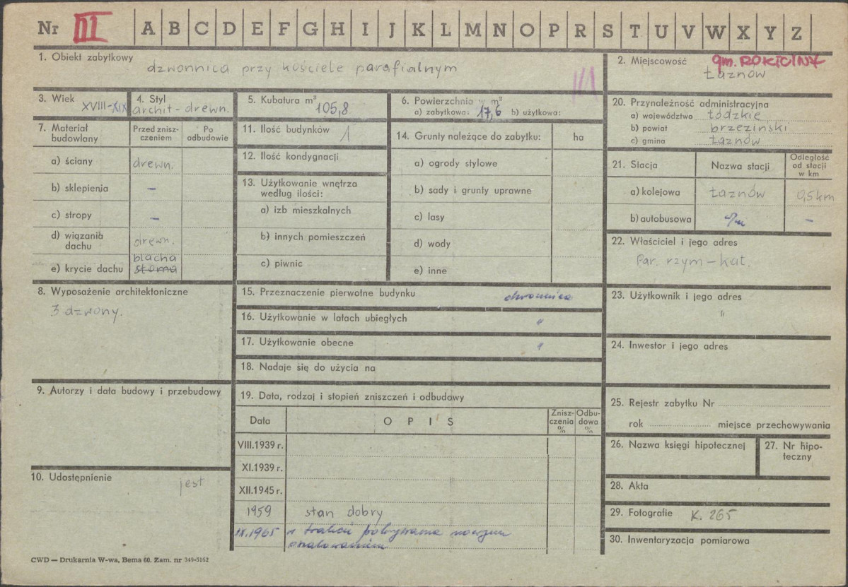 Karta zielona, skan nr 1
