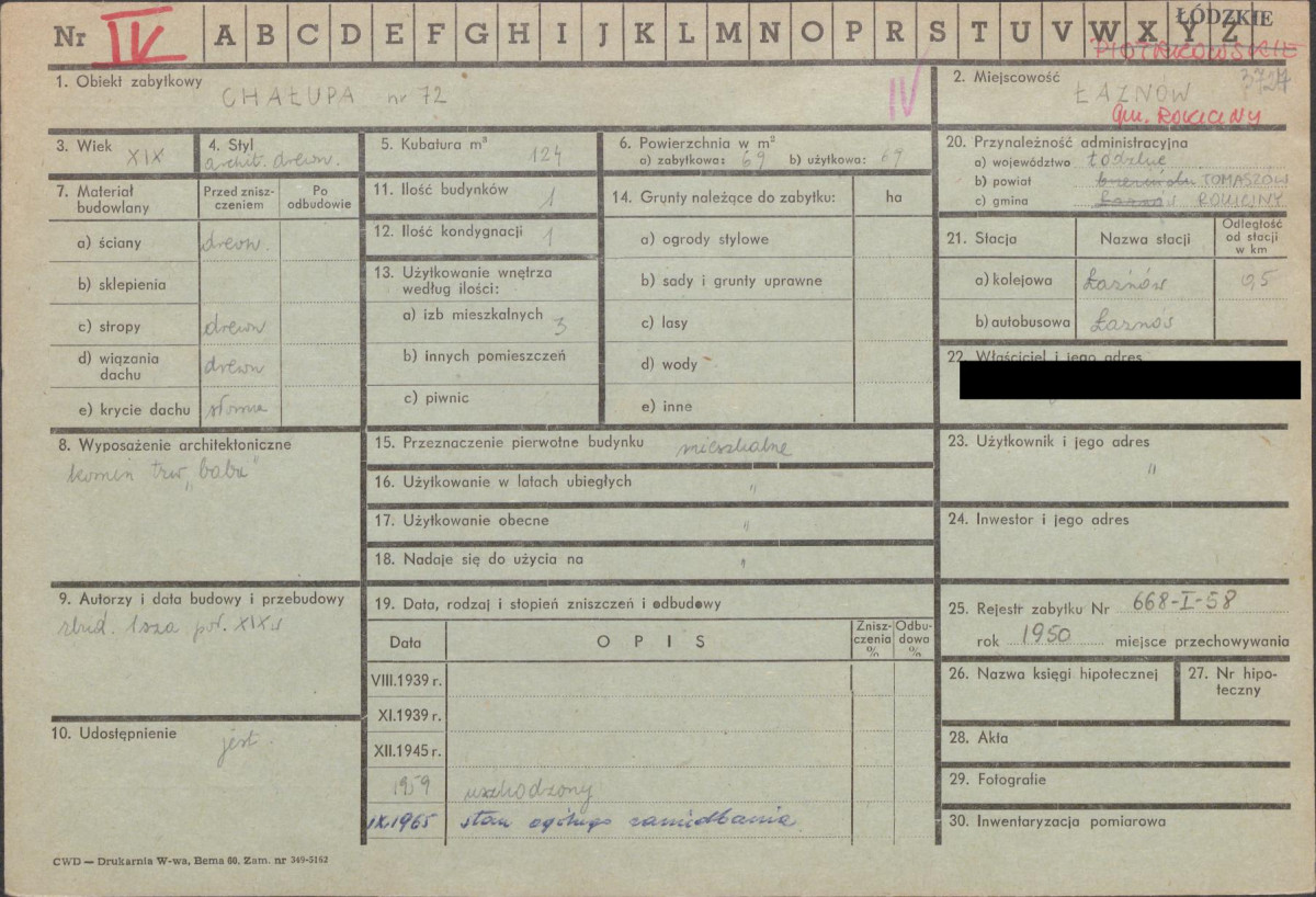 KZ - Karta zielona, skan nr 1