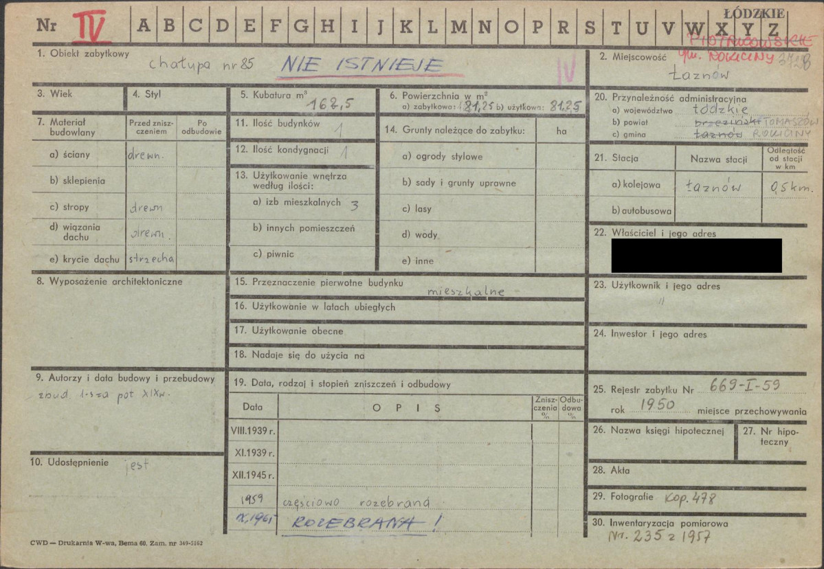 KZ - Karta zielona, skan nr 1