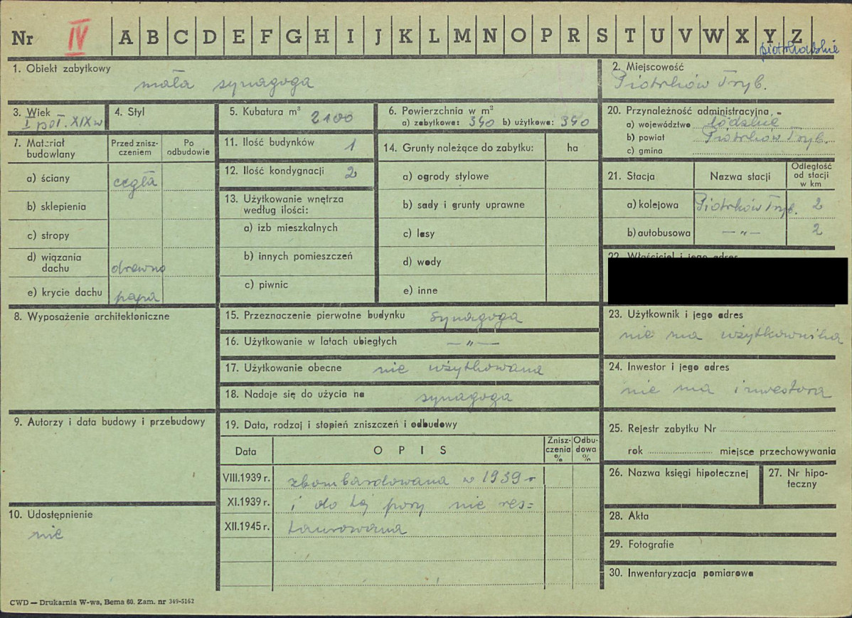 KZ - Karta zielona, skan nr 3