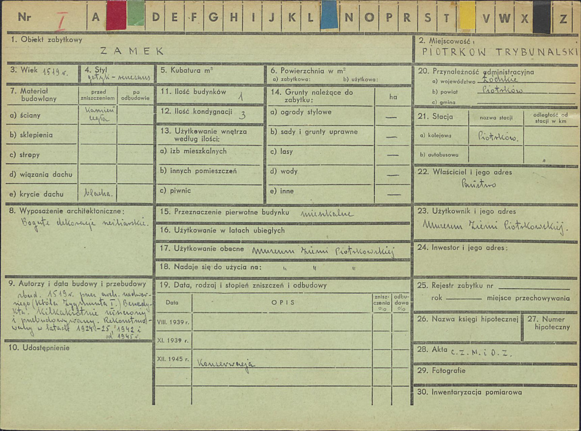 Karta zielona, skan nr 1