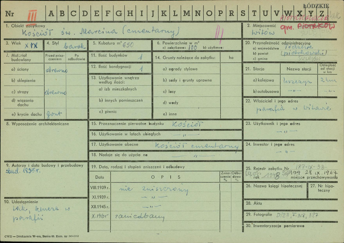 Karta zielona, skan nr 1
