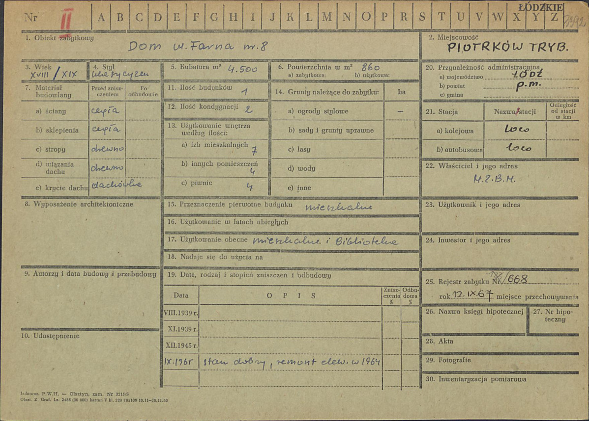Karta zielona, skan nr 1