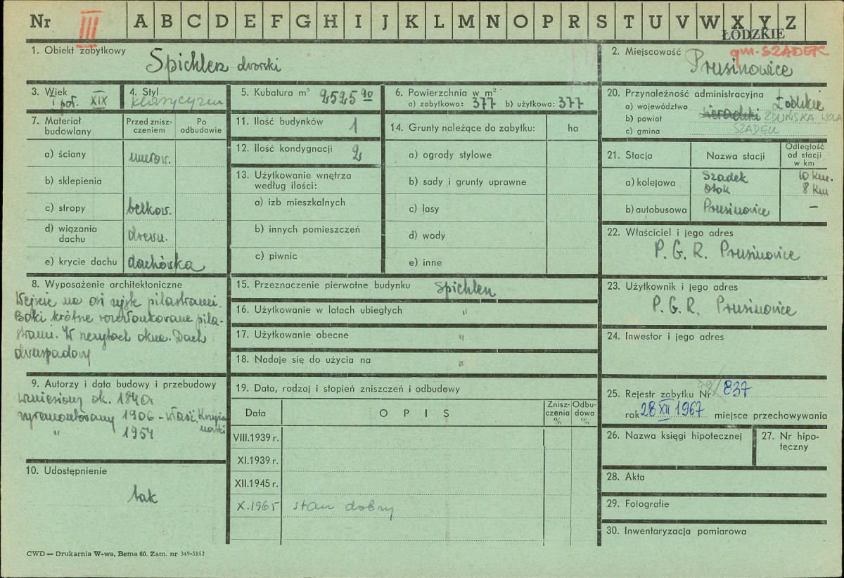 Karta zielona, skan nr 1